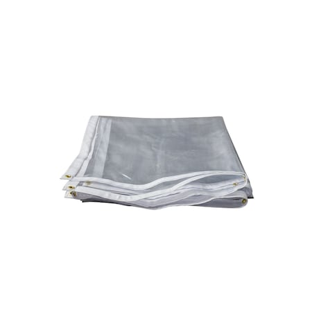 Clear Vinyl Tarp, 20 Mil, Clear